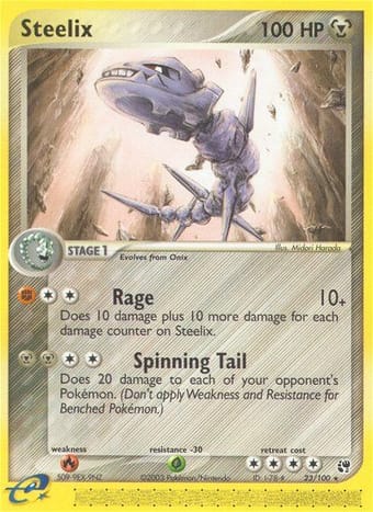 Steelix EX Sandstorm Pokemon Card