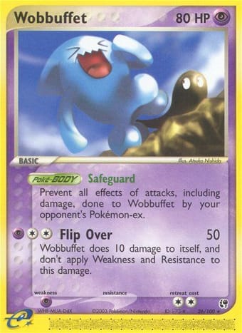 Wobbuffet EX Sandstorm Pokemon Card