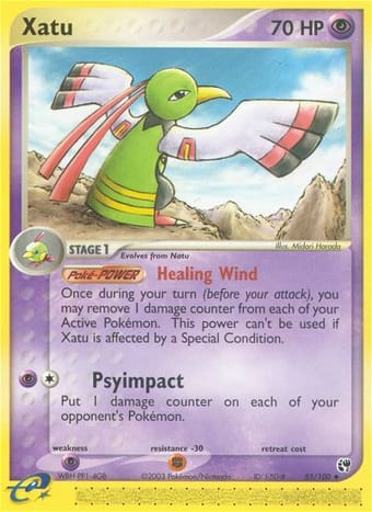 Xatu EX Sandstorm Pokemon Card