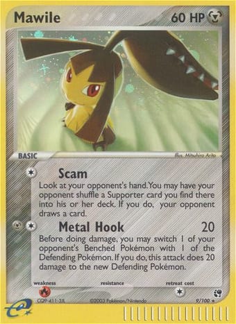 Mawile EX Sandstorm Pokemon Card
