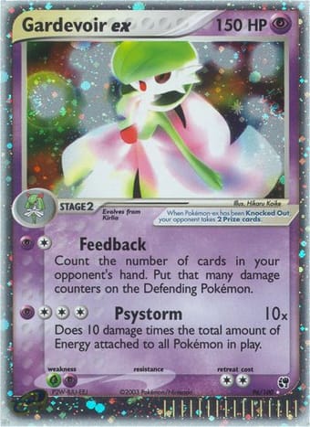 Gardevoir ex EX Sandstorm Pokemon Card