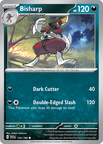 Bisharp Scarlet & Violet Pokemon Card