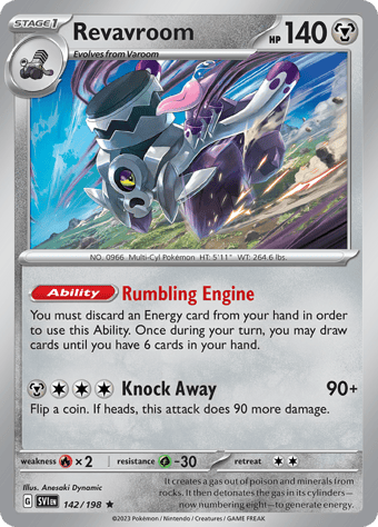Revavroom Scarlet & Violet Pokemon Card