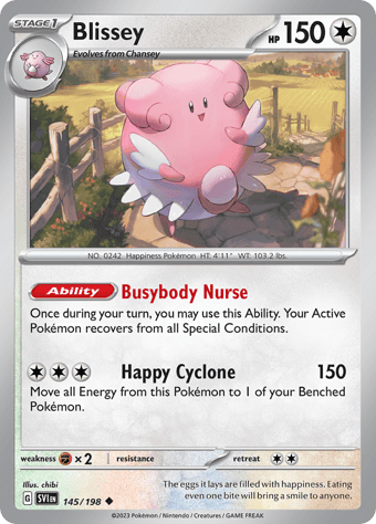 Blissey Scarlet & Violet Pokemon Card