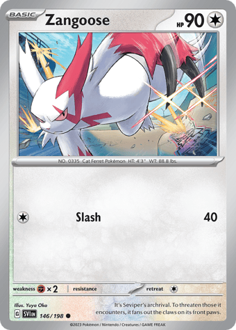 Zangoose Scarlet & Violet Pokemon Card