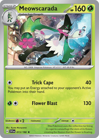 Meowscarada Scarlet & Violet Pokemon Card