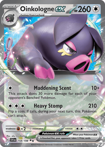 Oinkologne ex Scarlet & Violet Pokemon Card