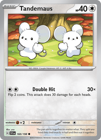 Tandemaus Scarlet & Violet Pokemon Card