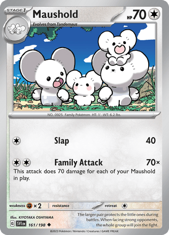Maushold Scarlet & Violet Pokemon Card
