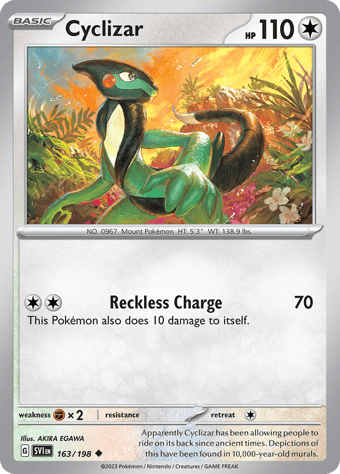 Cyclizar Scarlet & Violet Pokemon Card