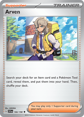 Arven Scarlet & Violet Pokemon Card
