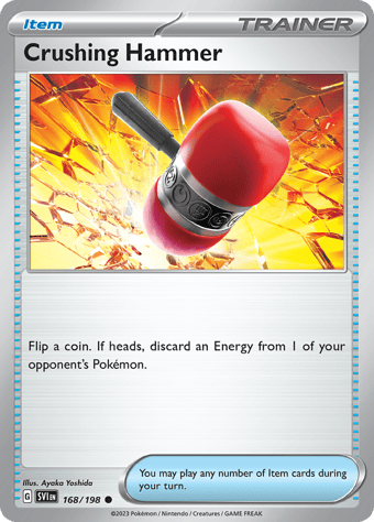 Crushing Hammer Scarlet & Violet Pokemon Card