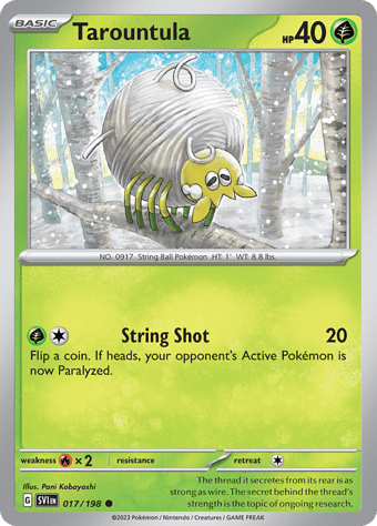 Tarountula Scarlet & Violet Pokemon Card