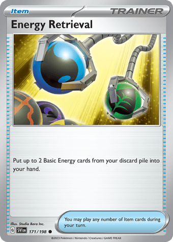 Energy Retrieval Scarlet & Violet Pokemon Card