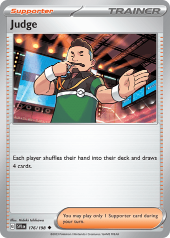 Judge Scarlet & Violet Pokemon Card