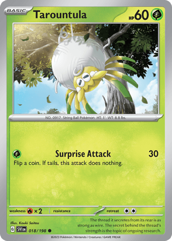 Tarountula Scarlet & Violet Pokemon Card