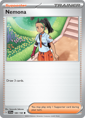 Nemona Scarlet & Violet Pokemon Card