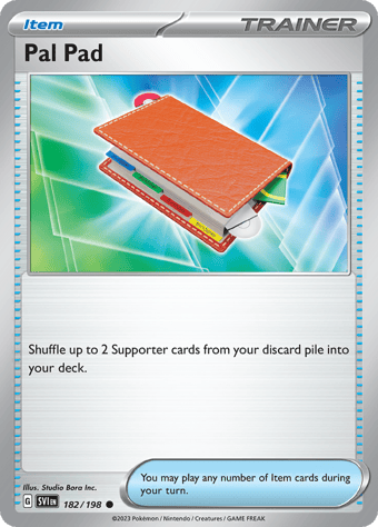 Pal Pad Scarlet & Violet Pokemon Card