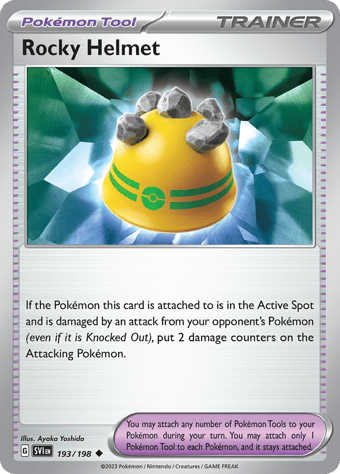Rocky Helmet Scarlet & Violet Pokemon Card