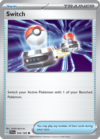 Switch Scarlet & Violet Pokemon Card