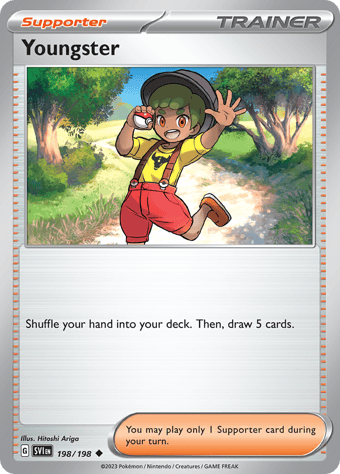 Youngster Scarlet & Violet Pokemon Card