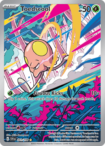 Toedscool Scarlet & Violet Pokemon Card