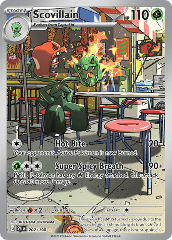 Scovillain Scarlet & Violet Pokemon Card