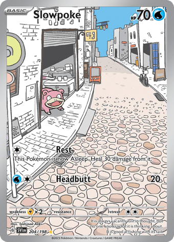 Slowpoke Scarlet & Violet Pokemon Card