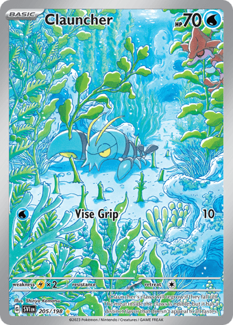 Clauncher Scarlet & Violet Pokemon Card