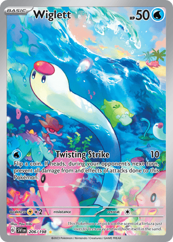Wiglett Scarlet & Violet Pokemon Card