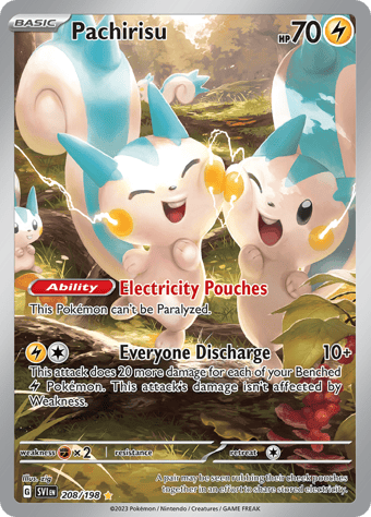 Pachirisu Scarlet & Violet Pokemon Card