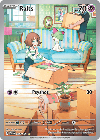 Ralts Scarlet & Violet Pokemon Card