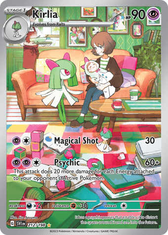 Kirlia Scarlet & Violet Pokemon Card