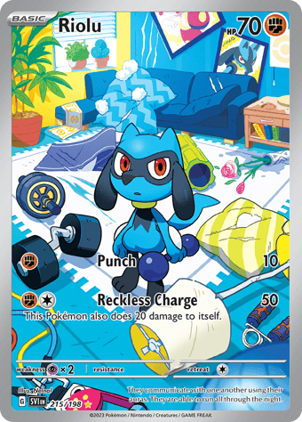Riolu Scarlet & Violet Pokemon Card