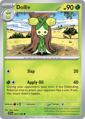 Dolliv Scarlet & Violet Pokemon Card