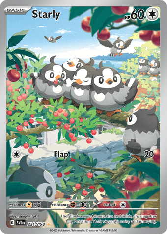 Starly Scarlet & Violet Pokemon Card