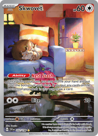 Skwovet Scarlet & Violet Pokemon Card