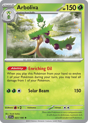 Arbolíva Scarlet & Violet Pokemon Card