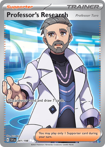 Professor's Research Scarlet & Violet Pokemon Card