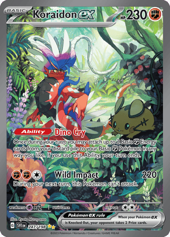 Koraidon EX Scarlet & Violet Pokemon Card