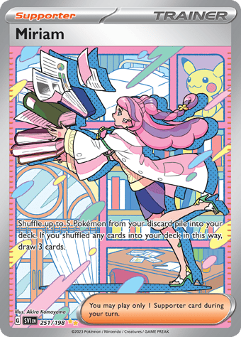 Miriam Scarlet & Violet Pokemon Card