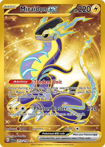 Miraidon ex Scarlet & Violet Pokemon Card