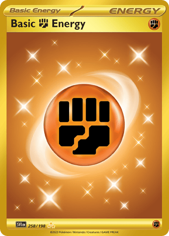 Basic Fighting Energy Scarlet & Violet Pokemon Card