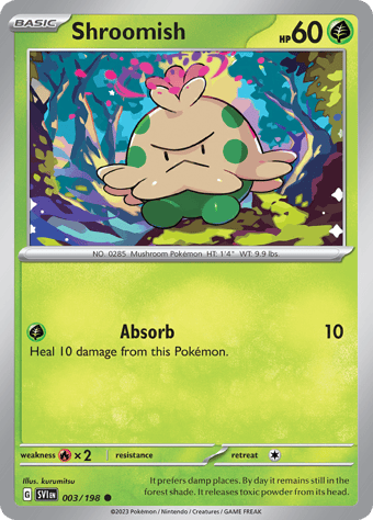 Shroomish Scarlet & Violet Pokemon Card