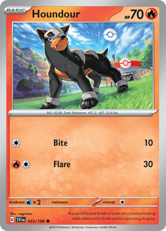 Houndour Scarlet & Violet Pokemon Card