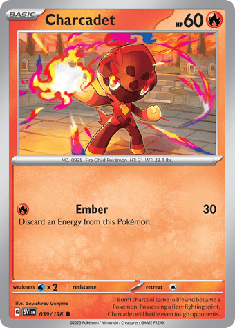 Charcadet Scarlet & Violet Pokemon Card