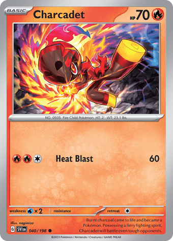 Charcadet Scarlet & Violet Pokemon Card