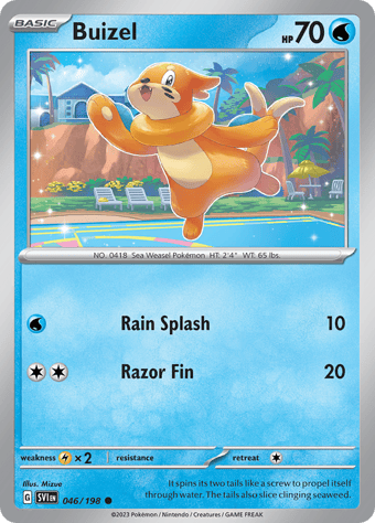 Buizel Scarlet & Violet Pokemon Card