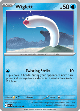 Wiglett Scarlet & Violet Pokemon Card