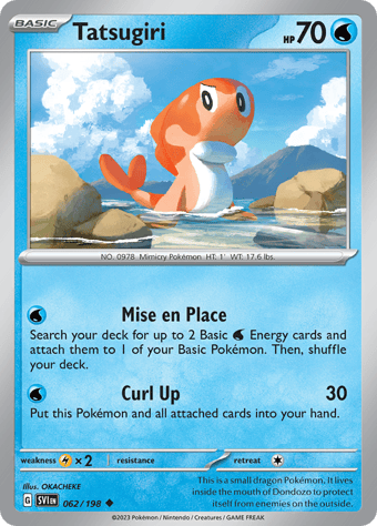 Tatsugiri Scarlet & Violet Pokemon Card